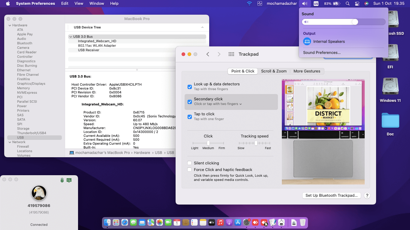Toshiba Dynabook R734:M 4th [Haswell   Intel HD 4600 + PS2]   OpenCore 1